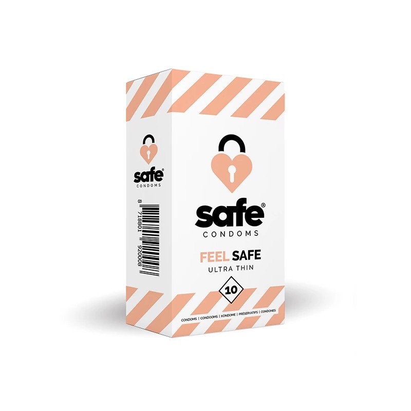 Prezerwatywy cienkie - Safe Feel Safe 10 szt